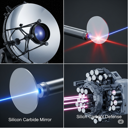Silisyum Karbür ile Yüksek Güçlü Ayna Sistemleri
