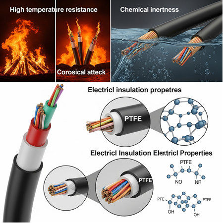 PTFE Yalıtımı ile Güç Kablolarında Güvenlik Artışı