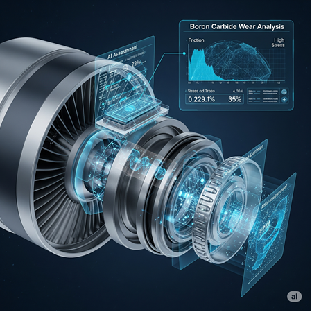 AI ile Uçak Parçalarında Bor Karbür Aşınma Analizi