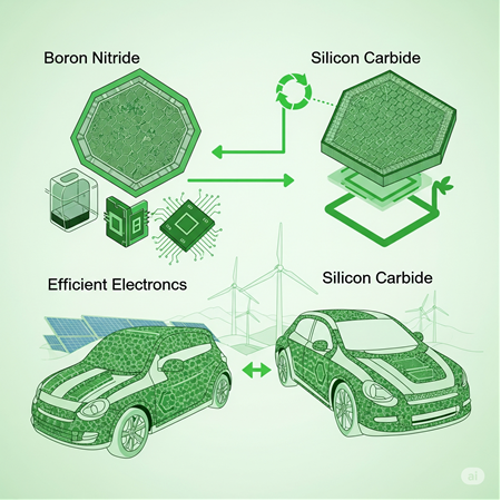 Bor Nitrid ve Silisyum Karbür: Ekolojik Alternatifler