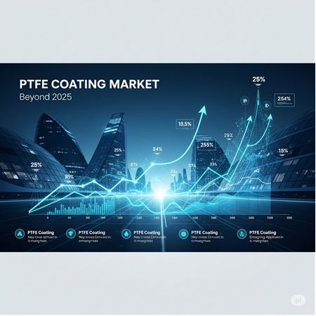 Pazar, Trend ve Analiz Odaklı Başlıklar PTFE Kaplama Pazarı: 2025 ve Ötesi