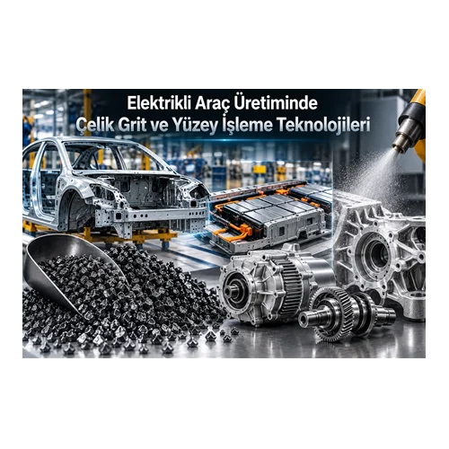 Elektrikli Araç Üretiminde Çelik Grit ve Yüzey İşleme Teknolojileri