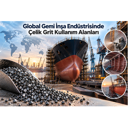 Global Gemi İnşa Endüstrisinde Çelik Grit Kullanım Alanları