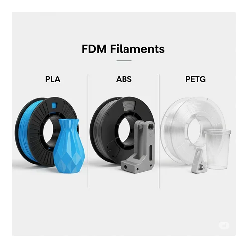 FDM Yazıcılar İçin Kapsamlı Filament Rehberi: PLA, ABS, PETG