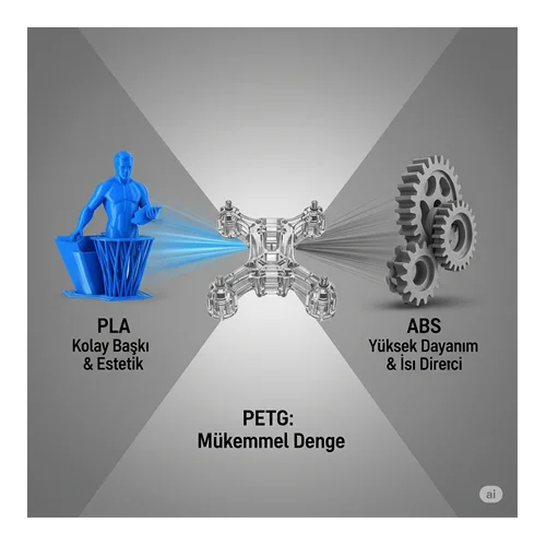 PETG Filament: PLA ve ABS'nin En İyi Alternatifi mi?