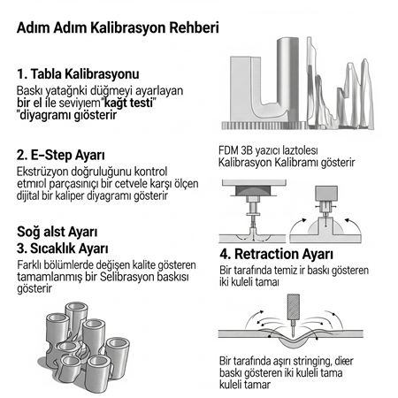 FDM Yazıcı Kalibrasyonu: Adım Adım Mükemmel Baskıya Ulaşın
