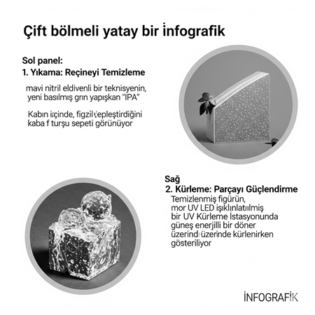 Reçineli Baskı Sonrası İşlemler: Yıkama ve Kürleme (Curing) Rehberi
