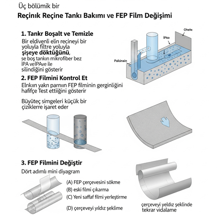 Reçine Tankı (Vat) Bakımı ve FEP Film Değişimi