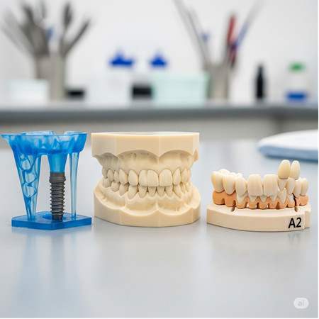 Diş Hekimliğinde SLA Teknolojisi: Kılavuzlar, Modeller ve Geçici Dişler