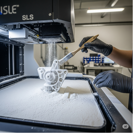 SLS (Selective Laser Sintering) Teknolojisi: Toz Polimerlerle Fonksiyonel Parçalar Üretmek