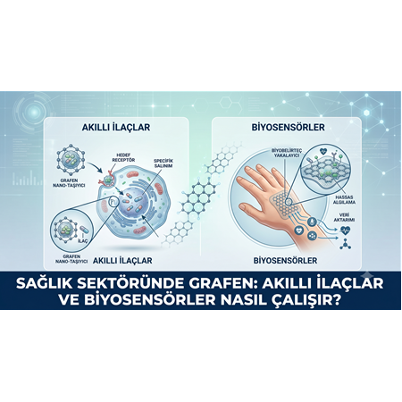 Sağlık Sektöründe Grafen: Akıllı İlaçlar ve Biyosensörler Nasıl Çalışır?