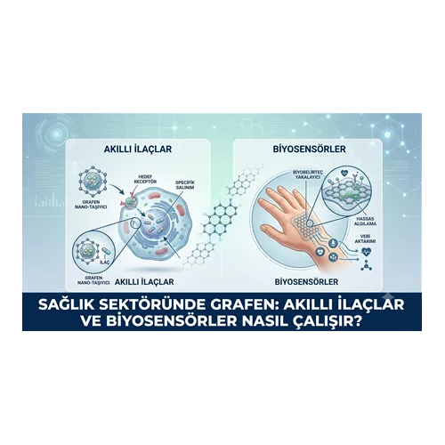 Sağlık Sektöründe Grafen: Akıllı İlaçlar ve Biyosensörler Nasıl Çalışır?