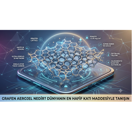 Grafen Aerojel Nedir? Dünyanın En Hafif Katı Maddesiyle Tanışın