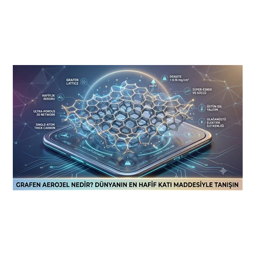 Grafen Aerojel Nedir? Dünyanın En Hafif Katı Maddesiyle Tanışın