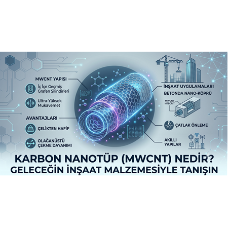 Karbon Nanotüp (MWCNT) Nedir? Geleceğin İnşaat Malzemesiyle Tanışın