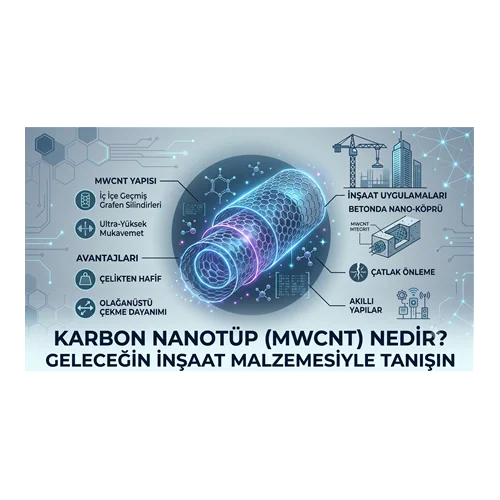 Karbon Nanotüp (MWCNT) Nedir? Geleceğin İnşaat Malzemesiyle Tanışın