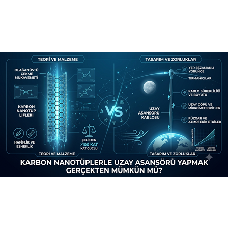 Karbon Nanotüplerle Uzay Asansörü Yapmak Gerçekten Mümkün Mü?