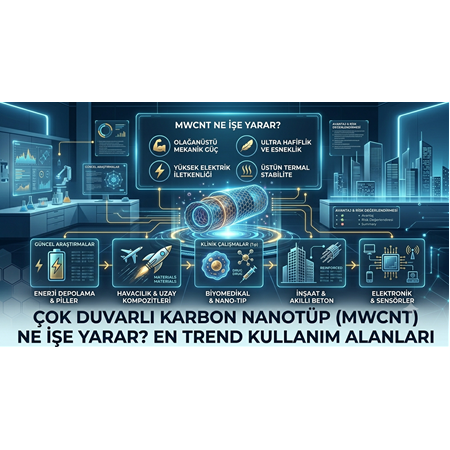Çok Duvarlı Karbon Nanotüp (MWCNT) Ne İşe Yarar? En Trend Kullanım Alanları