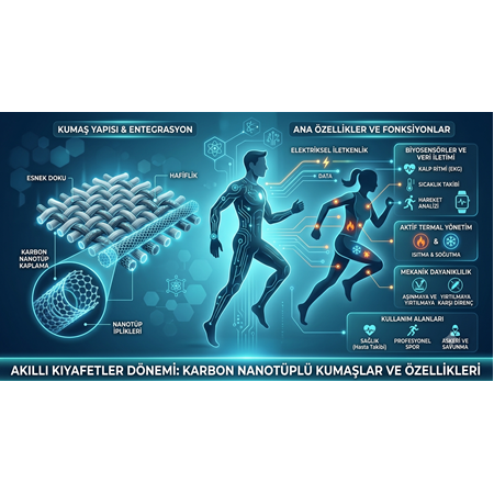 Akıllı Kıyafetler Dönemi: Karbon Nanotüplü Kumaşlar ve Özellikleri