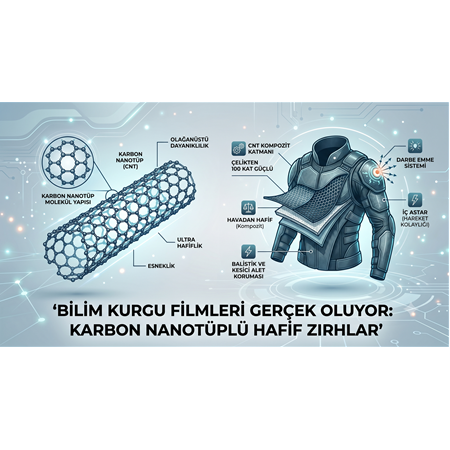Bilim Kurgu Filmleri Gerçek Oluyor: Karbon Nanotüplü Hafif Zırhlar