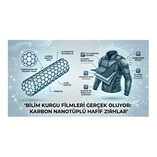 Bilim Kurgu Filmleri Gerçek Oluyor: Karbon Nanotüplü Hafif Zırhlar