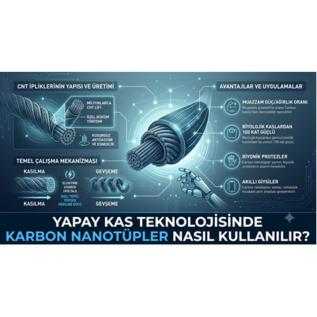 Yapay Kas Teknolojisinde Karbon Nanotüpler Nasıl Kullanılır?