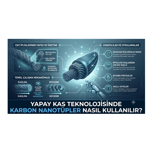 Yapay Kas Teknolojisinde Karbon Nanotüpler Nasıl Kullanılır?