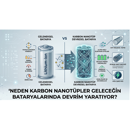 Neden Karbon Nanotüpler Geleceğin Bataryalarında Devrim Yaratıyor?