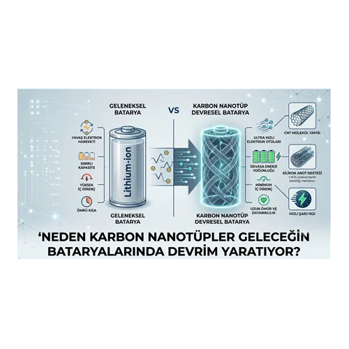 Neden Karbon Nanotüpler Geleceğin Bataryalarında Devrim Yaratıyor?