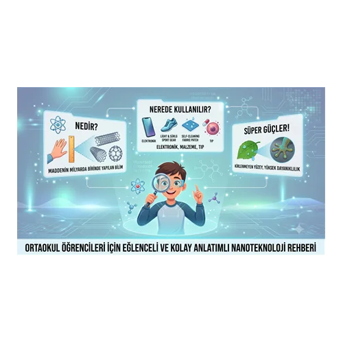 Ortaokul Öğrencileri İçin Eğlenceli ve Kolay Anlatımlı Nanoteknoloji Rehberi