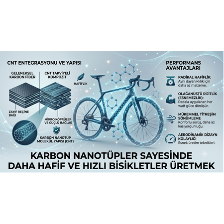 Karbon Nanotüpler Sayesinde Daha Hafif ve Hızlı Bisikletler Üretmek