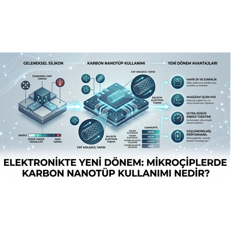 Elektronikte Yeni Dönem: Mikroçiplerde Karbon Nanotüp Kullanımı Nedir?