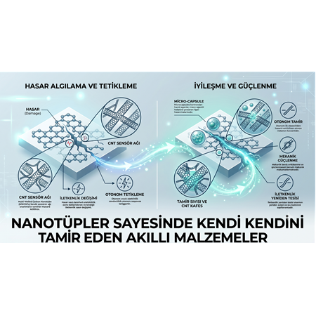 Nanotüpler Sayesinde Kendi Kendini Tamir Eden Akıllı Malzemeler