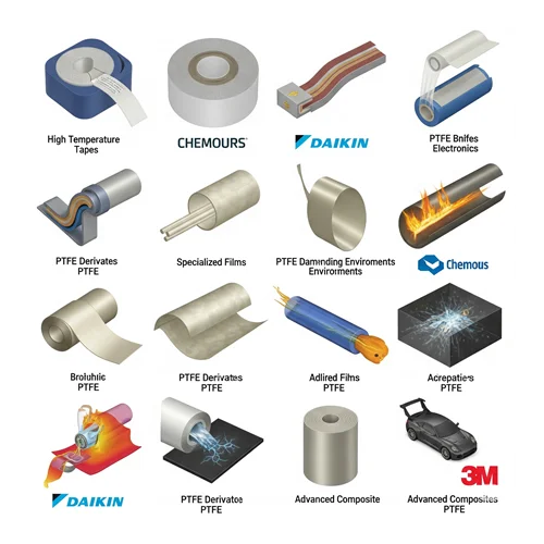 PTFE Türevleri ve Öne Çıkan Üreticiler