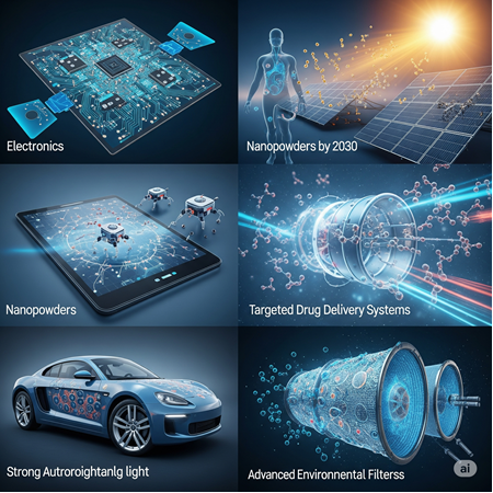 2030’a Kadar Nano Toz Kullanım Tahminleri