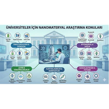Üniversiteler İçin Nanomateryal Araştırma Konuları