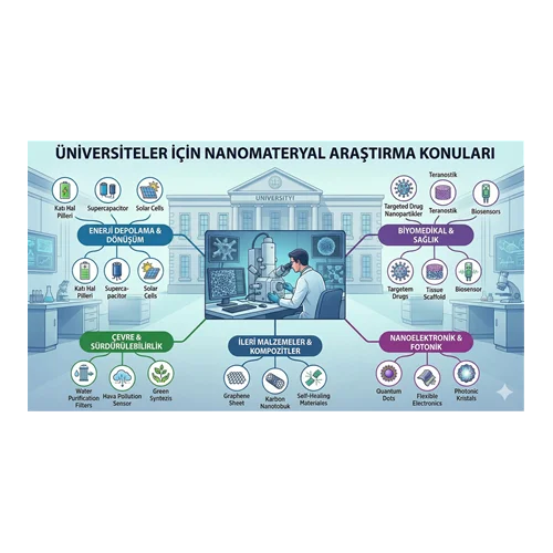 Üniversiteler İçin Nanomateryal Araştırma Konuları