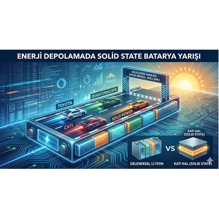 Enerji Depolamada Solid State Batarya Yarışı