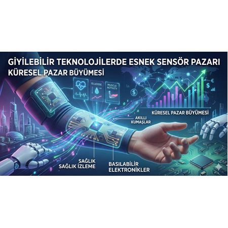Giyilebilir Teknolojilerde Esnek Sensör Pazarı