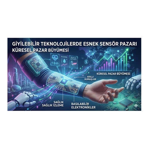 Giyilebilir Teknolojilerde Esnek Sensör Pazarı