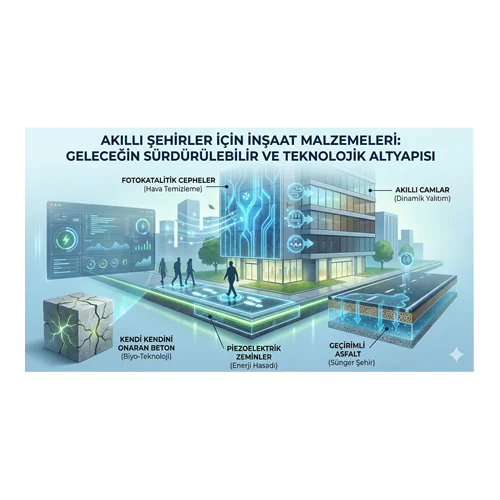 Akıllı Şehirler İçin İnşaat Malzemeleri