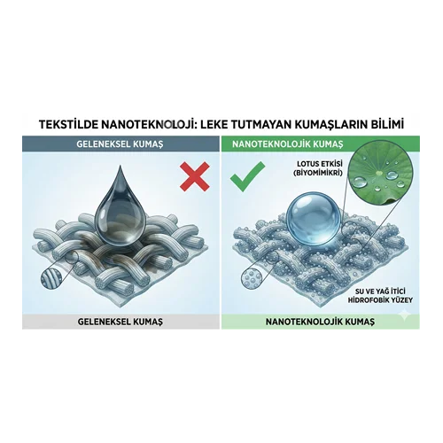 Tekstilde Nanoteknoloji: Leke Tutmayan Kumaşlar