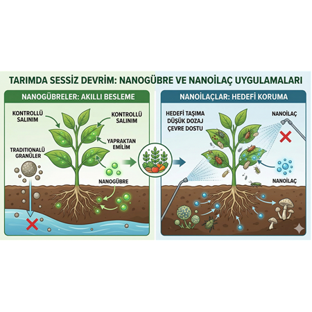 Tarımda Nanogübre ve Nanoilaç Uygulamaları