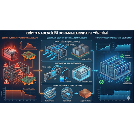 Kripto Madenciliği Donanımlarında Isı Yönetimi