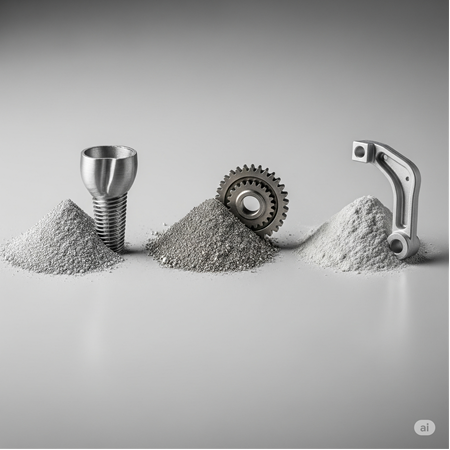 Metal 3D Yazıcılar İçin Kullanılan Tozlar: Titanyum, Paslanmaz Çelik, Alüminyum