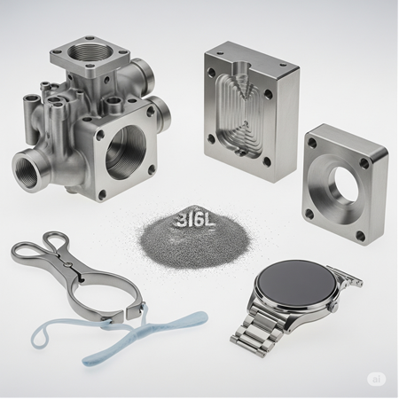 316L Paslanmaz Çelik Tozu: Özellikleri ve Kullanım Alanları