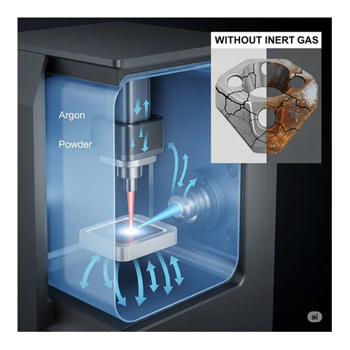 İnert Gaz (Argon/Azot) Kullanımının Metal Baskıdaki Önemi