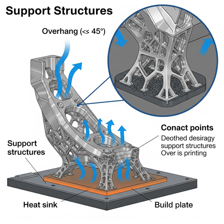 Destek Yapılarının Metal Baskıdaki Kritik Rolü ve Tasarımı
