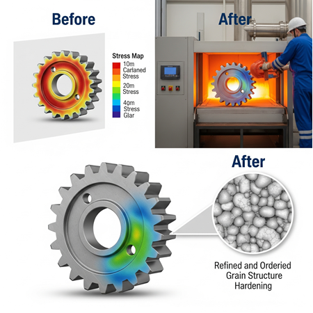 Metal Baskı Sonrası Isıl İşlem (Gerilim Giderme, Sertleştirme) Neden Gereklidir?