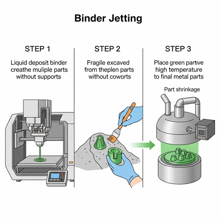 Binder Jetting (Bağlayıcı Püskürtme)